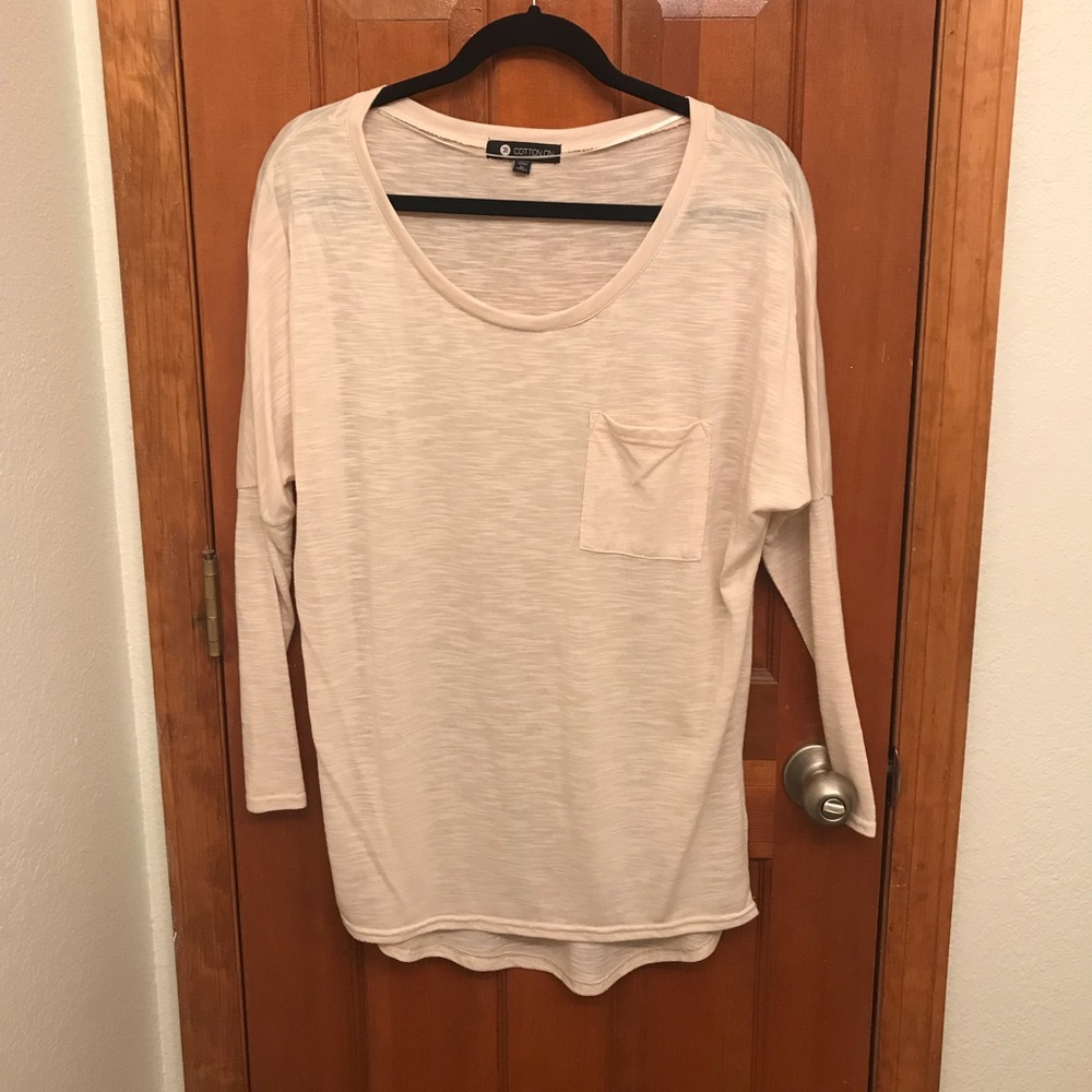 Cotton On white long sleeve top